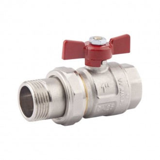 Кран шаровой "Американка" Icma 1" с антипротечкой прямой №215. Киев. фото 1