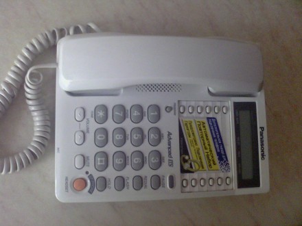 Продам телефон проводной, стационарный panasonic kx ts2365ruw..цвет белый..состо. . фото 3