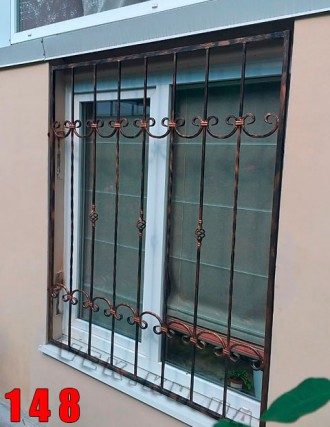 Решётки ВЕК на окна - красота и мощь защитит вашу недвижимость в Харькове. Решёт. . фото 8