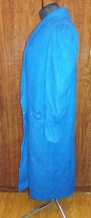 Продам женское синее пальто свободного дизайнерского кроя (OverSize - будет умес. . фото 6
