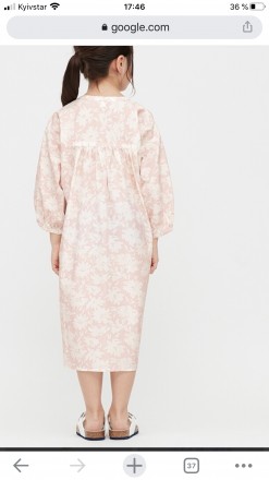 Продам новое Хлопковое нежное платье розового цвета  Юникло с английского сайта.. . фото 4