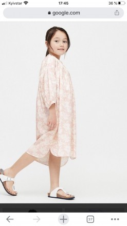 Продам новое Хлопковое нежное платье розового цвета  Юникло с английского сайта.. . фото 5