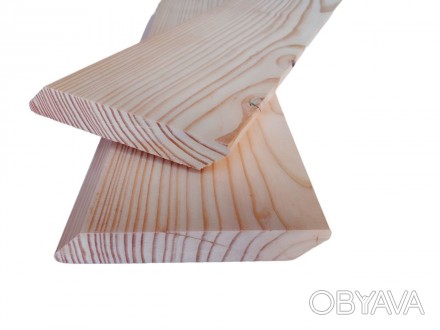 Планкен косий модрина зрощений від виробника 20*120*3000 мм або 4000 в наявності