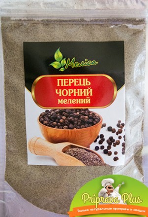 Черный перец молотый "Мелиса" 80 г оптом и в розницу. Киев. фото 1 Черный перец молотый "Мелиса" 80 г оптом и в розницу. Киев. фото 1