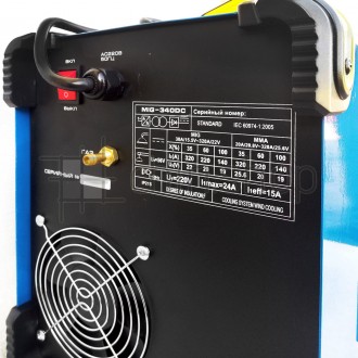 Зварювальний напівавтомат 2 в 1 Искра-Профи Cobalt MIG-340DC:
 - режими зварюва. . фото 5