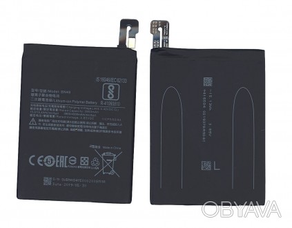 Аккумуляторная батарея для смартфона Xiaomi BN48 Redmi Note 6 Pro 3.85V 3900mAh . . фото 1