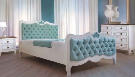 Предлагаем новинку мебельной линейки Барокко стиля -деревянная кровать Элен с ка. . фото 2