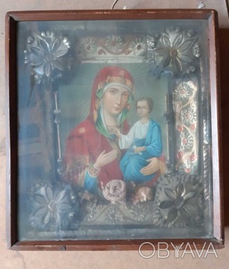 Старинная икона Божей матери