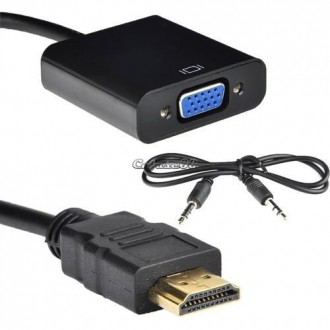 
Конвертер HDMI (папа) => VGA RGB (мама) + Аудио
Описание:
Питание: не нуждается. . фото 2