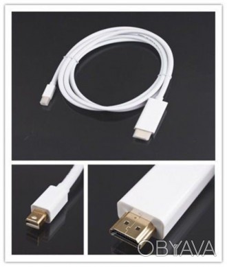 
Mini DP (Displayport) - HDMI адаптер для Apple MacBook
Кабель - конвертер позво. . фото 1
