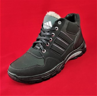 Мужские ботинки ЗИМА - МЕХ в стиле ADIDAS, предназначены как для повседневного и. . фото 10