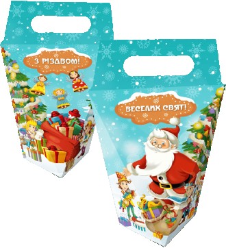 Коробка для сладостей предназначена для упаковки конфет к Новому году и Рождеств. . фото 2