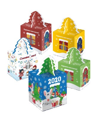 Коробка для сладостей предназначена для упаковки конфет к Новому году и Рождеств. . фото 5