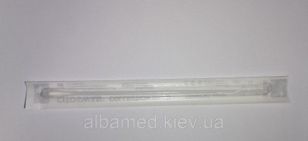 Пластиковый стерильный аппликатор в индивидуальной упаковке с вискозной намоткой. . фото 4