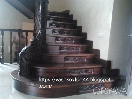 Красиві,дерев'яні сходи - це гордість будь якого власника! Виготовляєм сходи під. . фото 1