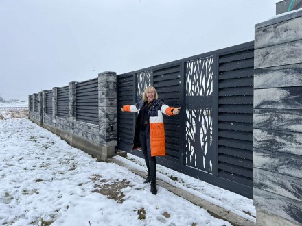 Виробник воріт НАША ХАТА - гарантує якість своїх воріт. Ідеально рівні зварюваль. . фото 11