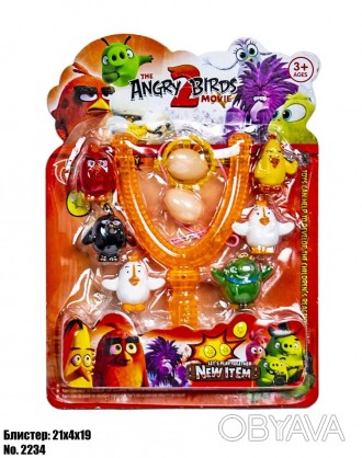 Игровой набор персонажей из любимого мультфильма "Angry Birds".
Такой коллекцио. . фото 1