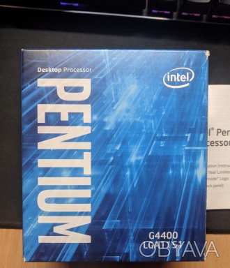 Продаю связку проц. Pentium g4400 + материнку под нее.
Пойдет как основа под пк. . фото 1