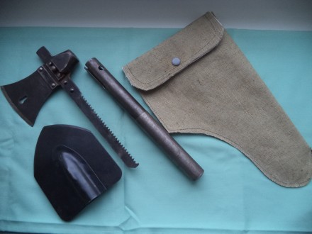 Топор топорик раскладной (ножовка, молоток, стамеска, ломик, гвоздодер и лопатка. . фото 3