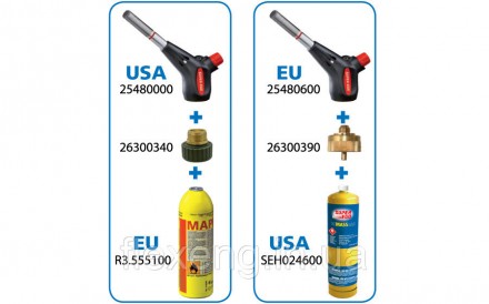 Профессиональная газовая горелка SUPER-EGO POWER FIRE COMPACT USA предназна. . фото 4