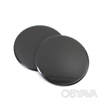 Фитнес диски для глайдинга-скольжения Dobetters G1-2 Black слайдеры напольные
