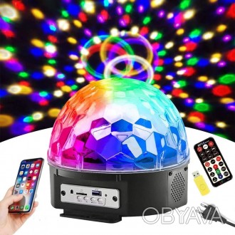 Диско шар Magic Ball M6 c Bluetooth
 
Лазерный диско-шар Music Ball с Bluetooth . . фото 1