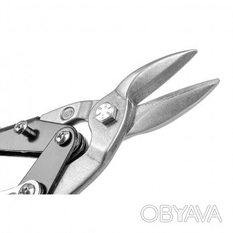 В нашем интернет-магазине можно купить Ножницы по металлу 250 мм прямые Cr-V INT. . фото 1