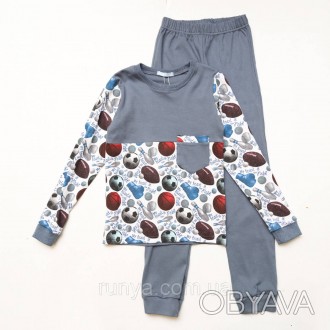 Пижама из натуральной ткани - важный элемент гардероба для ребенка любого возрас. . фото 1