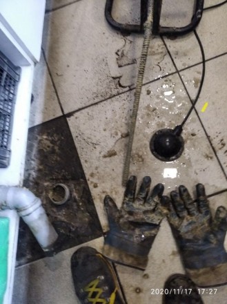 Прочистка труб канализации Сумы, Сумская обл.   удаление засора в квартирах, дом. . фото 4