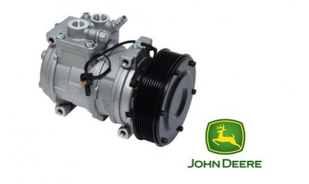 Компрессор кондиционера John Deere 10PA17C 24В, PV8/140mm (AT172975)Характеристи. . фото 2