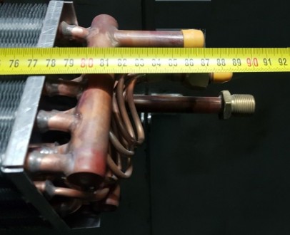 Радиатор испарительно-отопительного блока кондиционера на трактор ХТЗ 17221, 170. . фото 7