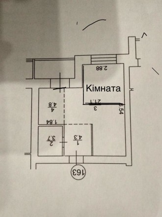 1 ком квартира в ЖК Киевский
квартира 39 кв.м., на 11/14 кирпичного дома, необы. Киевский ЖК. фото 5