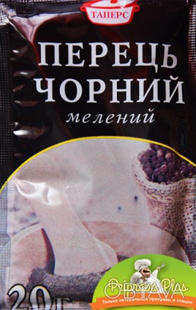 Предлагаю перец черный молотый торговой марки "Таперс"(производство Ук. . фото 1
