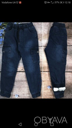 Абсолютно новые зимние теплые джинсы на 7,8,9 лет, качество отличное, не пожалее. . фото 1