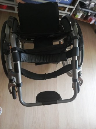 Инвалидная коляска активная QUicke лёгкая компактная, рама титановая, щитки карб. . фото 5