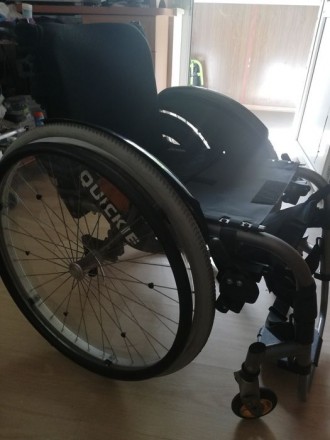 Инвалидная коляска активная QUicke лёгкая компактная, рама титановая, щитки карб. . фото 2
