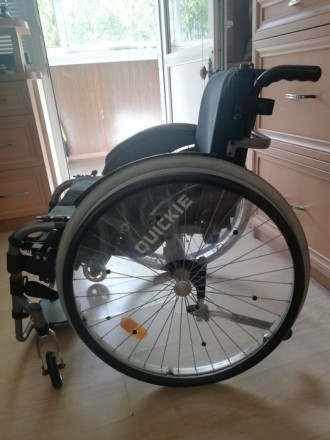 Инвалидная коляска активная QUicke лёгкая компактная, рама титановая, щитки карб. . фото 9