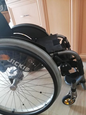 Инвалидная коляска активная QUicke лёгкая компактная, рама титановая, щитки карб. . фото 4