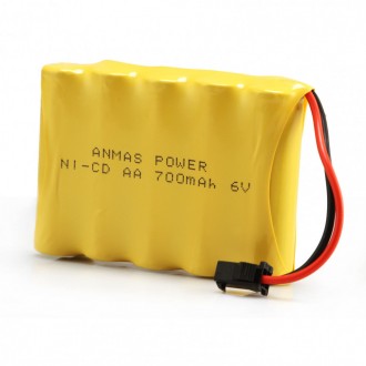 Аккумулятор Ni-Cd 6V 700 mAh широко используется для питания широкого ряда детск. . фото 2