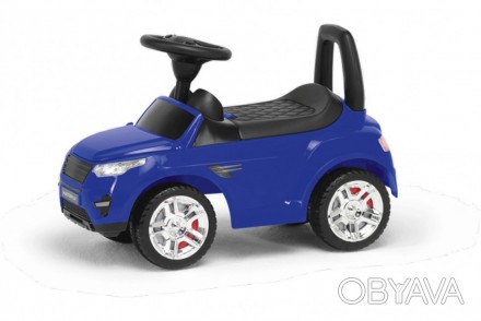 Машина-каталка RR (синий) - идеальный подарок для маленького любителя-автомобили. . фото 1
