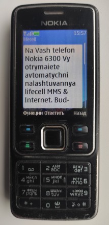 Nokia 6300 б/ушній кнопочный телефон черного цвета в хорошем рабочем и косметиче. . фото 8