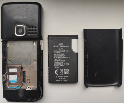 Nokia 6300 б/ушній кнопочный телефон черного цвета в хорошем рабочем и косметиче. . фото 4