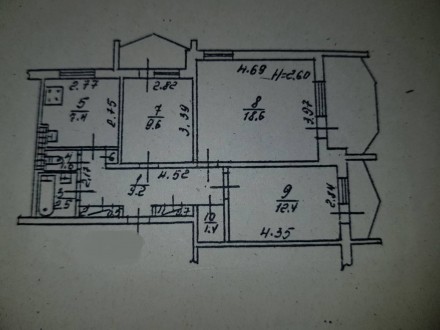 В продаже 3-х комнатная квартира. Сотовый проект. Район Вузовский, 3-й этаж / 16. Киевский. фото 10