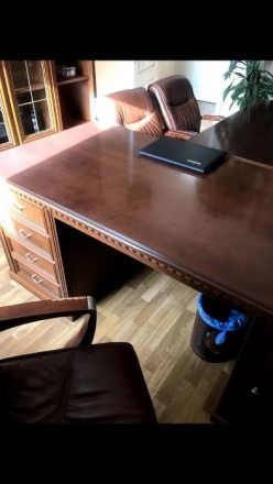 Продается Кабинет руководителя Prestige фирмы Merx: 
- стол письменный (2020x910. . фото 6