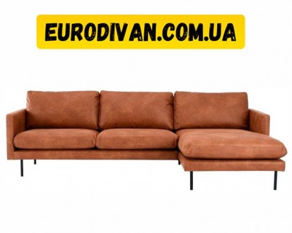 Угловой диван в стиле модерн. Имеет сочетание разнообразных фактур и материалов . . фото 2