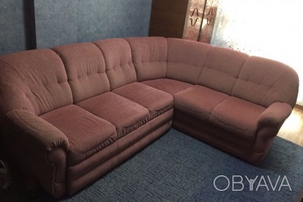Угловой презентабельный диван "Болеро" изготовлен из высокопрочных мат. . фото 1
