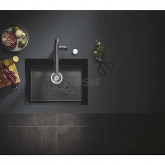 Кухонная мойка Grohe Sink 31655AP0 изготовлена из кварцевого композита, который . . фото 6