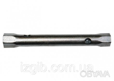 Ключ-трубка торцевой 17x19 мм, оцинкованный Matrix 13718, Ключ-трубка торцевой д. . фото 1