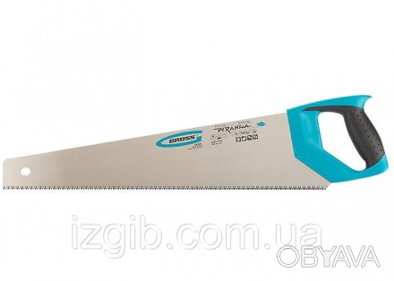 Ножовка “PIRANHA” торговой марки GROSS предназначена для столярных работ с разли. . фото 1