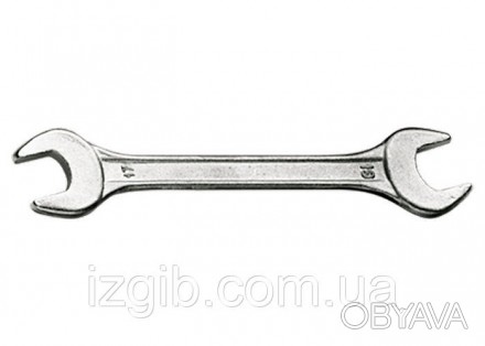 Ключ рожковый, 12 х 13 мм, хромированный Sparta 144475, Ключ гаечный двусторонни. . фото 1